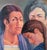 Doesn't this painting give you a feeling of familial love and togetherness? Painted in 1985 by a New Jersey artist. The...