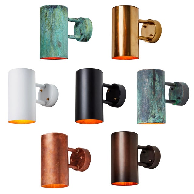 Hans-Agne Jakobsson C 627/110 'Rulle' Raw Brass Outdoor Sconces - a Pair For Sale - Image 10 of 12