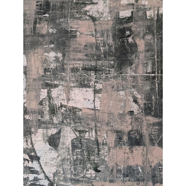 Original Large Scale Abstract Expressionist Painting on Canvas For Sale - Image 9 of 12