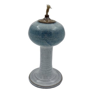 Danish Oil Lamp by Jette Hellerøe, 1960s For Sale