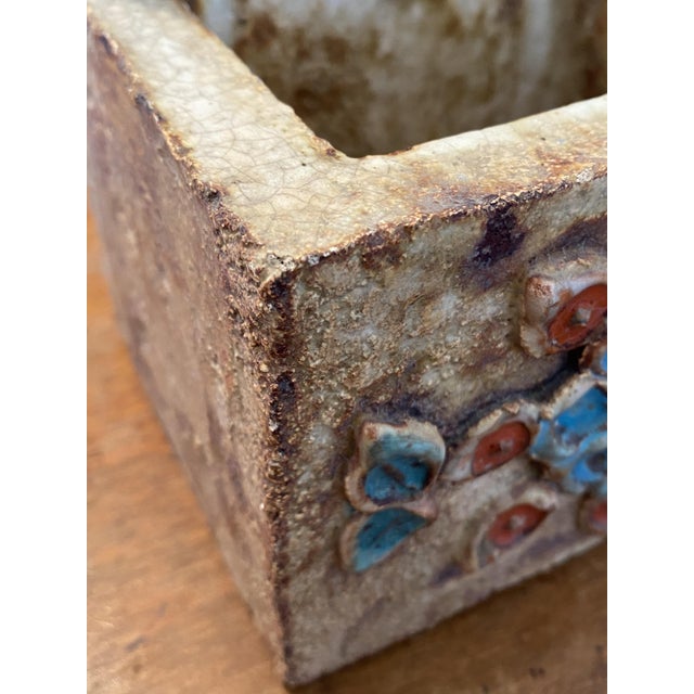 1950s Vallauris Ceramic Wall Planter by La Roue, 1950s For Sale - Image 5 of 18