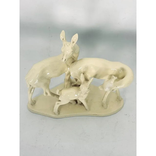 Italian Artist, Deer Family Sculpture, Ceramic, 1950s For Sale - Image 12 of 12