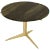 Modernist Italian Brass and Marble Side Table For Sale