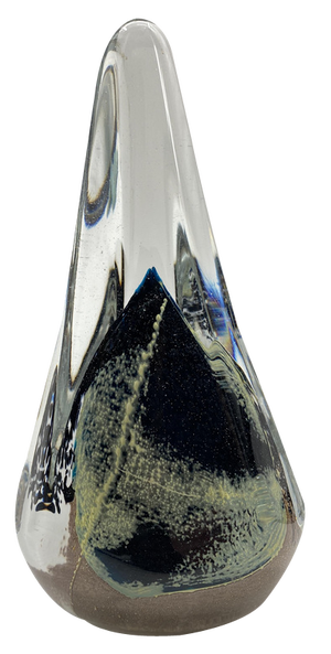 Drop-Shaped Paperweight in Art Glass, 1980s