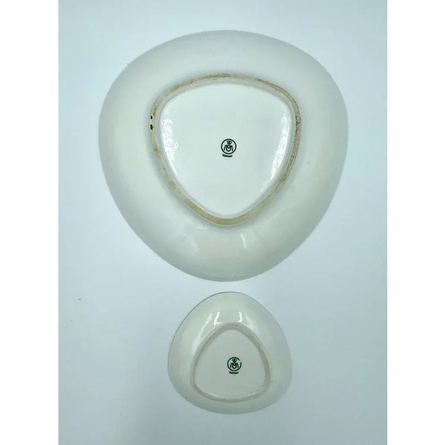 Mid-Century Modern New Look Porcelain Plates from Metzler & Ortloff, Germany, 1960s, Set of 2 For Sale - Image 3 of 7