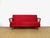 Stunning vintage sofa bed with a scandinavian design typical of the 1950s/60s. solid wood frame with slender spindle...