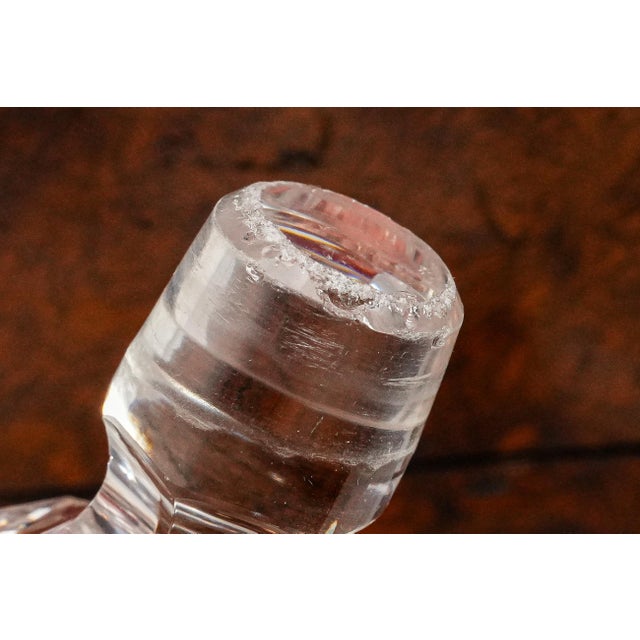 Stunning 19th Century Antique Victorian English Burl Wood 3-Decanter Box With Bramah Lock & Cut Crystal Decanter Luxury Home Decor Barware For Sale - Image 11 of 18