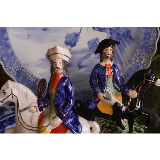 1960s 1960s Staffordshire-Style Dick Turpin & Tom King Figures – Pair For Sale - Image 5 of 18