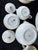 Wedgwood Whitehall White (W4001) Fine Bone China Dinnerware — Complete 8-Place Estate Setting With Tea Service (59-Piece Master Lot #1) For Sale - Image 13 of 16