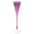 Glass Young & Constantin Signed Ruby Glass Trumpet Bud Vase Ribbed Studio Art 13" For Sale - Image 7 of 10