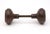 Gothic Antique Lockwood Pair of Steel Gothic Passage Door Knobs For Sale - Image 3 of 4
