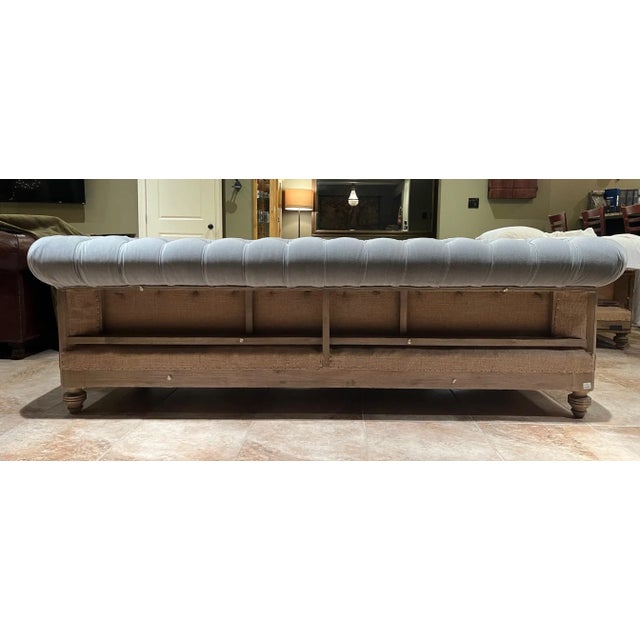 This brand new, never used RH Deconstructed gray velvet sofa is in mint condition. I bought it to put in a sunroom that I...