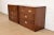 Henredon Style Mid-Century Modern Campaign Oak Bachelor Chest, Circa 1970s For Sale - Image 14 of 15