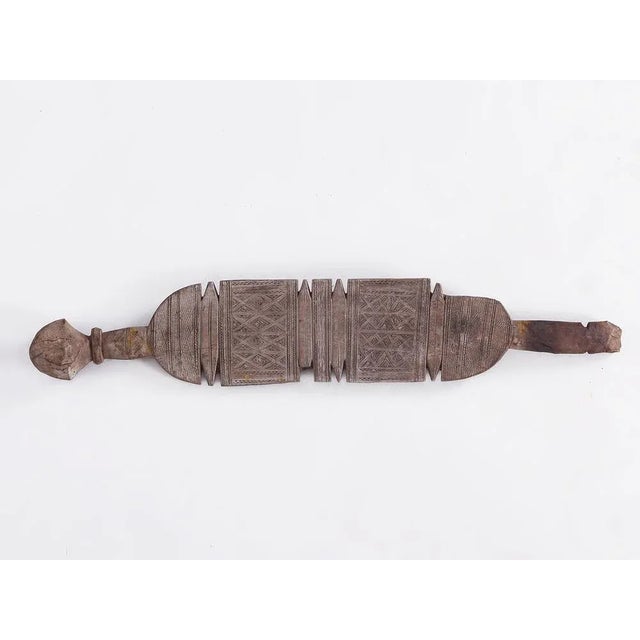 Large Mid-Century Bedouin Tent Beam in Wood, Sahara For Sale - Image 12 of 13