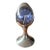 Vintage MCM Blessing Pedestal Alarm Clock Retro Space Age Egg-West Germany For Sale