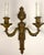 Pair of French 18th Century Louis XVI Style Bronze Sconces With Opaline Fixtures For Sale - Image 4 of 12