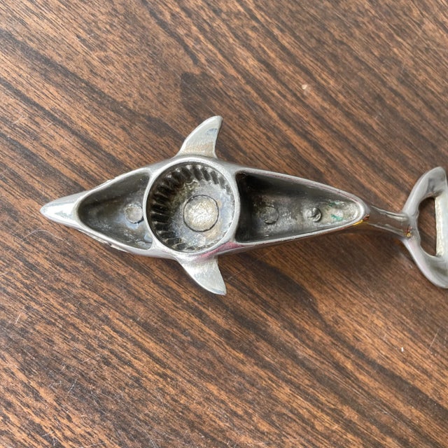 Mid Century Silver Dolphin Bottle Opener For Sale In Columbia, SC - Image 6 of 9
