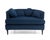 1970s Mid Century Half Moon Lounge Chair & Ottoman After Adrian Pearsall Satellite Havana Knoll Fabric For Sale - Image 5 of 18
