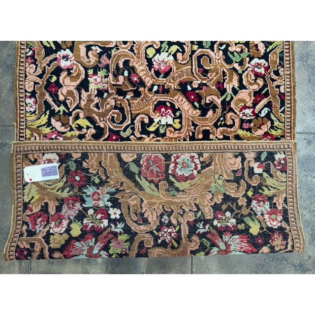 Dark Pink 19th Century Antique Karabagh Rug - For Sale - Image 8 of 8