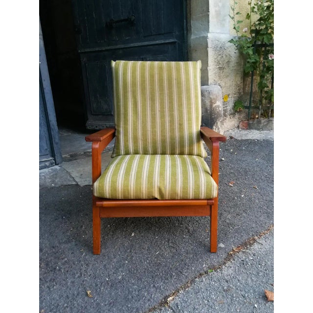 Set of Teak Lounge Chairs, 1950s For Sale - Image 11 of 12