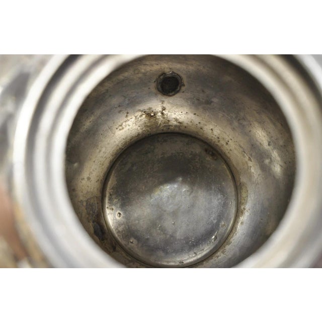 Antique Victorian Silver Plated Floral Engraved Coffee Samovar by Lucius Hart For Sale - Image 14 of 18