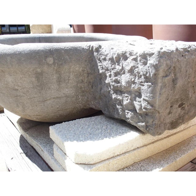 Italian Antique Marble Basin From an Italian Villa, Early 1900s For Sale - Image 3 of 12