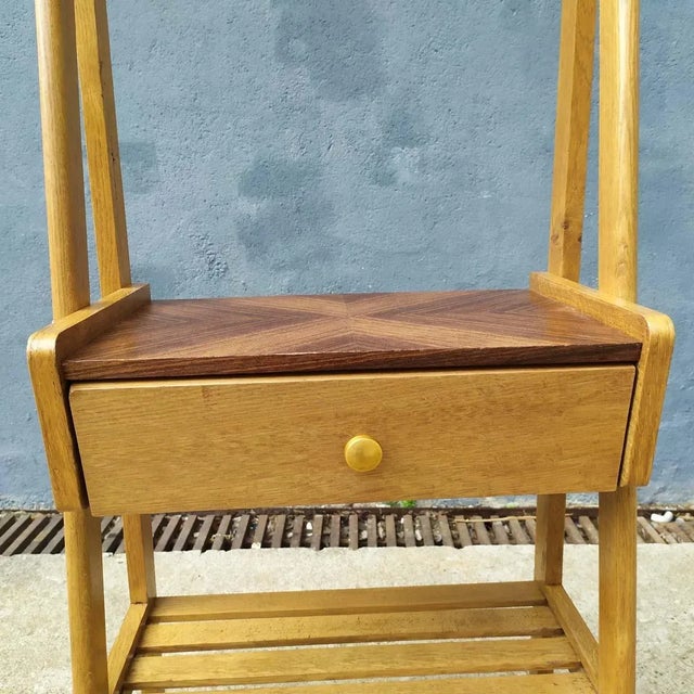 Oak Compass Shelf, 1950s For Sale - Image 12 of 17