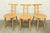 Minimalist Chairs in Light Wood, Italy, 1980s, Set of 3 For Sale - Image 15 of 18