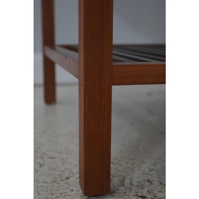Stickley Cherry Mission Style 2 Tier Side Table For Sale - Image 12 of 17