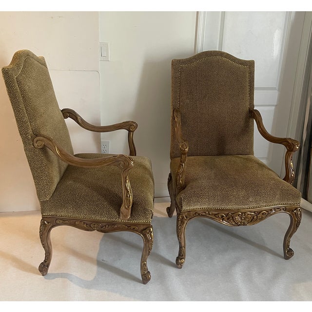 1960s Impressive Pair of Faterstuhl Armchairs in Cheatah Velvet For Sale In Miami - Image 6 of 9