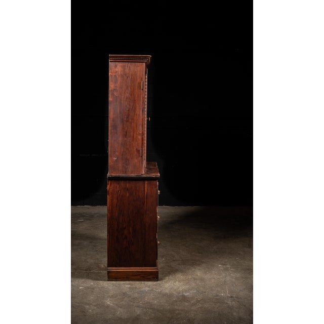 C. 1890 Tobacco Store Cabinet With Label by James Skallerup For Sale - Image 4 of 11