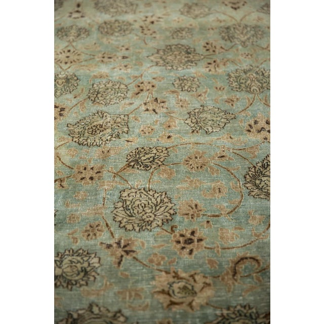 Vintage Distressed Meshed Carpet - 9'9" X 12'11" For Sale - Image 11 of 12