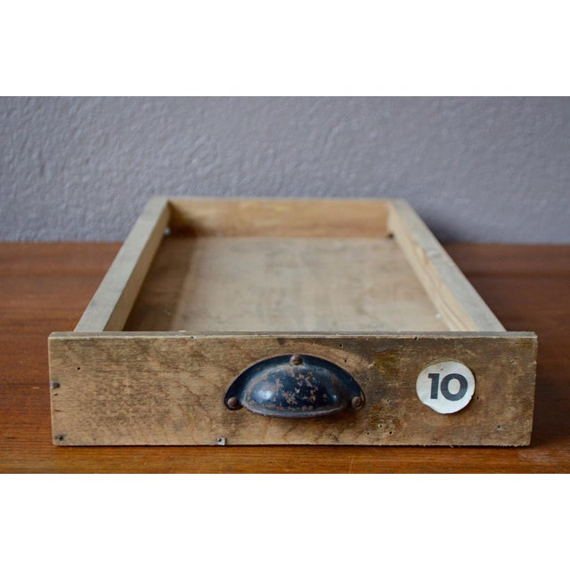 Antique Workshop Drawer Tray, 1950s For Sale - Image 9 of 11
