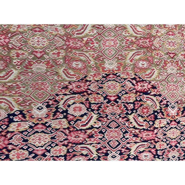 Antique Persian Senneh Kilim, Flat Weave For Sale - Image 9 of 10