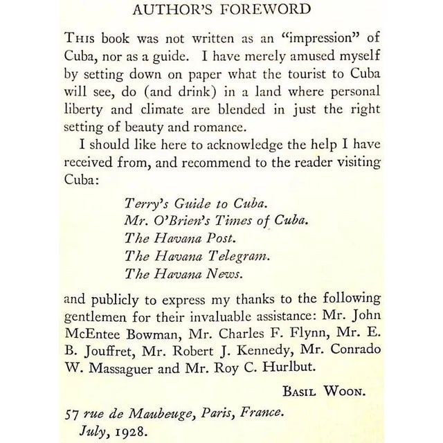 "When It's Cocktail Time in Cuba" 1928 Woon, Basil For Sale - Image 10 of 11