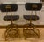 Restoration Hardware 1940’s Style Vintage Toledo Bar Stools- Set of 2 For Sale - Image 9 of 11