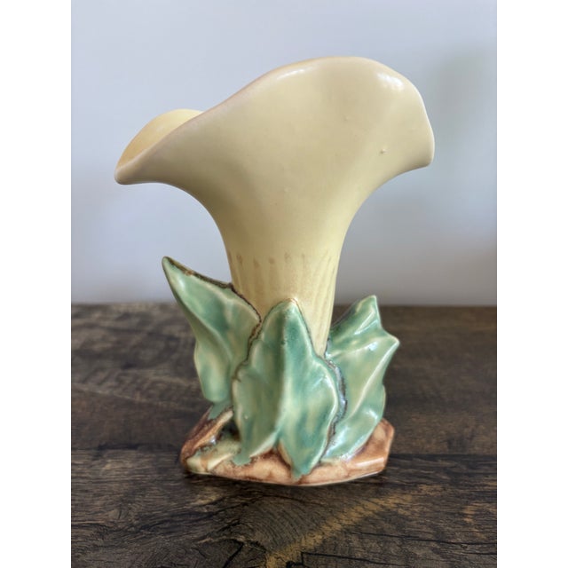 McCoy Pottery Calla Lily Bud Vase For Sale - Image 9 of 9