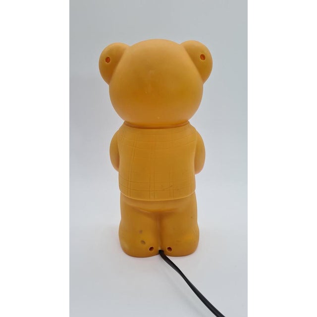 Plastic Night Light in Yellow Polypropylene from Lumibär, Germany, 1990s For Sale - Image 7 of 12
