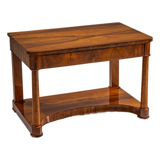 Biedermeier Walnut Desk, 1820s For Sale