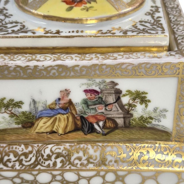 Architectural Porcelain Urns by Helena Wolfsohn for Dresden, 1880s, Set of 2 For Sale - Image 11 of 14