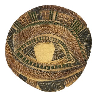 Vintage Pottery Bowl by Barbara Haring For Sale