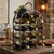 Add a touch of dramatic Mediterranean charm to your kitchen counter, home bar, or dining room credenza with this authentic...