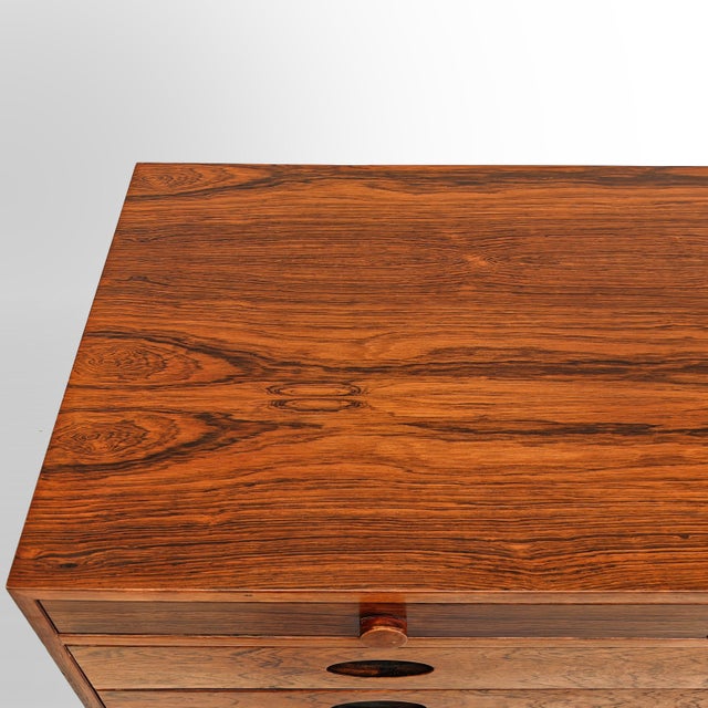 Wood Wooden Buffet Chest of Drawers by G. Frattini for Bernini, 1950s For Sale - Image 7 of 18