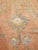 Antique Oushak Carpet, Oriental Rug, Handmade Rug Saffron, Light Blue and Coral For Sale - Image 13 of 18