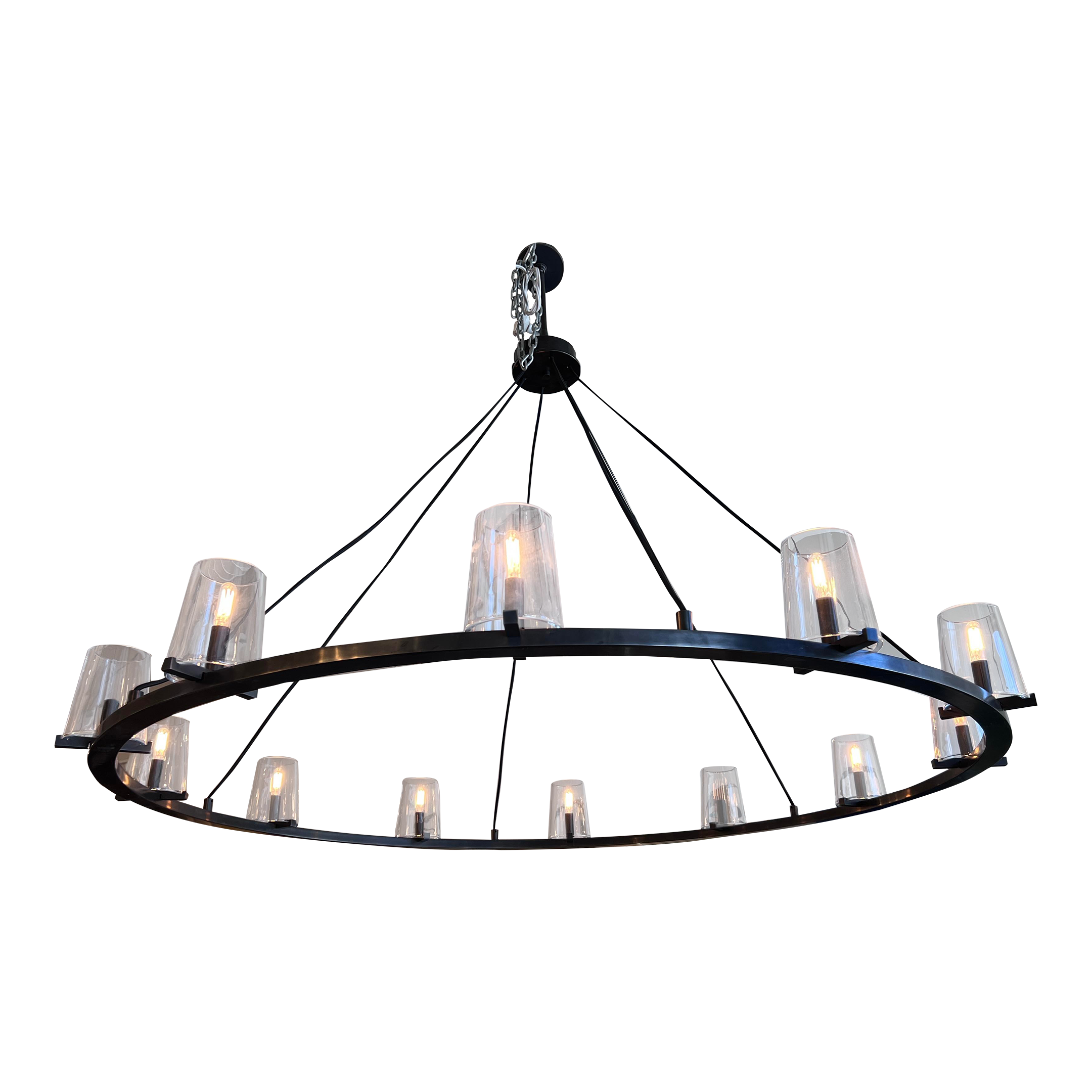 Restoration Hardware Pauillac Round Bronze Chandelier - image 0
