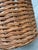 Vintage Large Round Wicker Basket For Sale In New York - Image 6 of 12