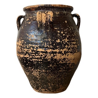 Earthenware Storage Jar, 1890s For Sale