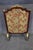 Traditional Bronze Mounted Upholstered French Carved Belle Epoque Firescreen Circa 1880s For Sale - Image 3 of 8