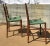 Mid 19th Century Mid 19th Century Faux- Bamboo Side Chairs With Natural Rush Seats - a Pair For Sale - Image 5 of 8