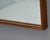 Wood Vintage Italian Large Shield Shape Hardwood Framed Mirror For Sale - Image 7 of 12